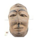 Medium sized Carved Woodem Mask  ( Tanzania ).  8