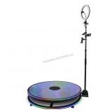 45in 360 Platform LED Base w/flight case