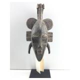 Wooden Senufo kpelie mask from west Africa