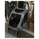 Petbobi Pet Stroller 4-wheels, approx 20x31x33in