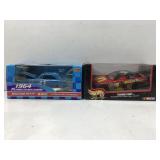 2 NASCAR die-cast cars, Richard Petty & Bill