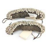 A pair of Shell Dress Arms  Papua New Guinea made