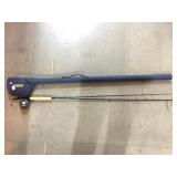 ST.Croix fishing rod w/spool and case, PRO 55