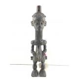 Beni Lulua Statue From Zaire. Genuine Carved Wood