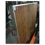 Metal folding table, approx 30x72in