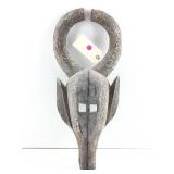 Bamana zoomorphic mask from Mali. Genuine Carved