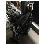 Folding drive wheelchair