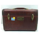 Vtg Samsonite Streamline Train case, brown