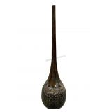 5 foot tall long neck teardrop floor base vase