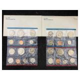 2-1980 U.s Mint Uncirculated Coin Sets, Fv $9.64