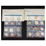 2-1979 U.s Mint Uncirculated Coin Sets, Fv $7.64