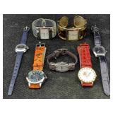 7 Quartz Watches Incl. Brighton, Timex, Tommy