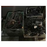 Large collection of electronics and cables