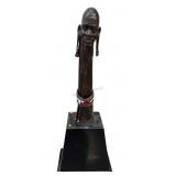 Hand Carved Wooden African Maasai Warrior Statue