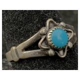 Sterling Silver Signed Ring, Tw 2g, Sz 7