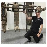 This is a traditional African plank hat