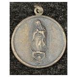 Sterling Silver Lady Of Guadalupe Pendant, Tw 2.5g