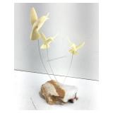 This is a vintage Marvin Wernick kinetic bird