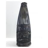 Rattan Fish Trap. Approx 20in Tall
