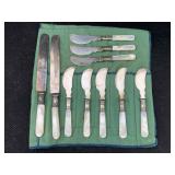 Sterling Silver Wrap & Mop Handle Knives Set,