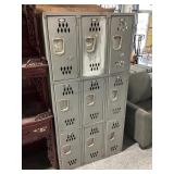 Greenwood Mississippi Metal cabinet w/9-Slots,