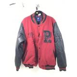 Rocawear Varsity jacket, black/burgundy, sz XL,