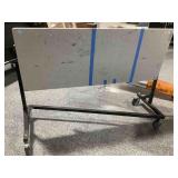 Z-Rack flip top work table, approx 24x63x35in