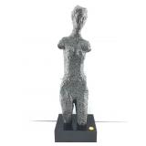 This is the patinated bronze sculpture inspired