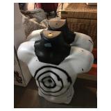 6 wall hanging male torso, approx 23in tall