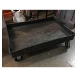 Box dolly w/4 wheels, and ledges, approx