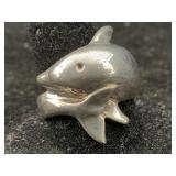 Sterling Silver Dolphin Ring, Tw 9g, Sz 7ï¿½
