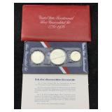 1776-1976 Us Silver Bicentennial Uncirculated Set