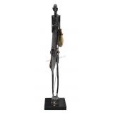 7ft Hand Carved Wooden Tribal Elder Statue With