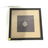 This is a skeleton leaf wall art piece featuring