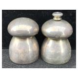 Sterling Silver Weighted Salt & Pepper Shakers,