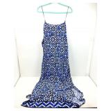 Michael Kors polyster dress, blue checkered