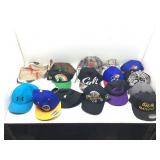 Mixed lot of sports hats