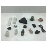 Rock stone specimen collection, assorted