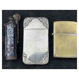 3 Vtg Lighters Incl. Manor & More