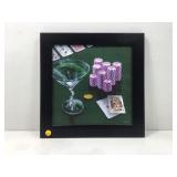 Michael Godard framed print, Big Slick, 15x15