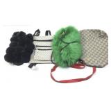 4 Fashion handbags, faux fur & more