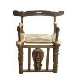 A west African Senufo fertility chair hand carved