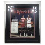 Large UNLV framed poster signed