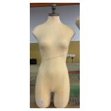 Female Dress form, approx 33in tall