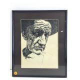 This image shows a portrait of a man likely by