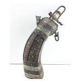 This item appears to be an ornate powder flask