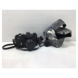 Vtg Sears TLS 1000MXB 35mm SLR camera, case is