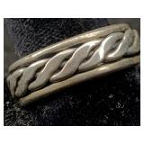 Sterling Silver Ring, Tw 10g, Sz 8.5