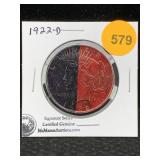 1922-d Signature Series Silver Peace Dollar