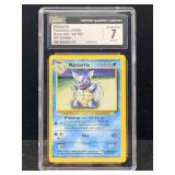 Cgc 7 Pokï¿½mon base set wartotle